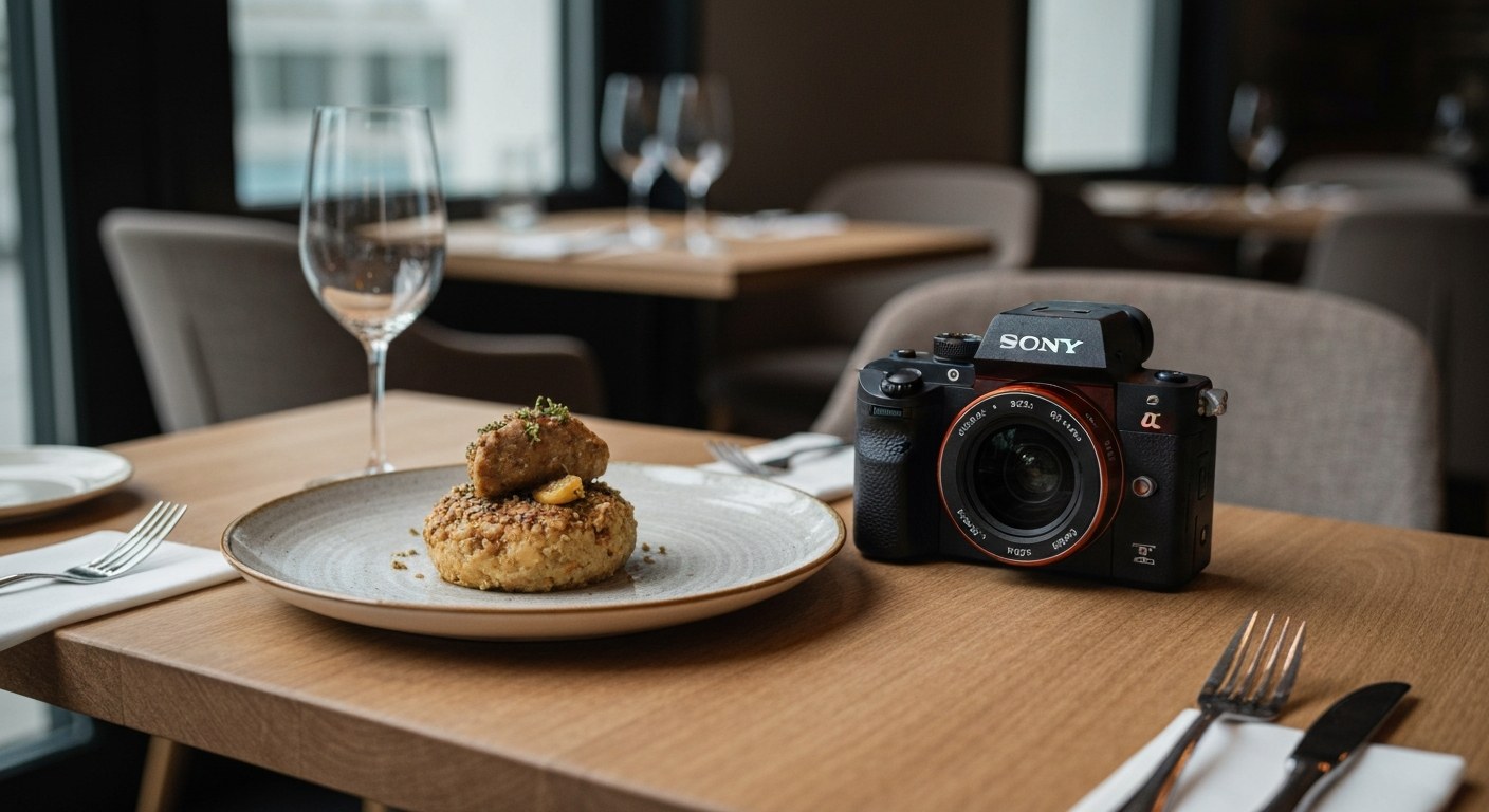 Bezlepkové stravování v Brně Bezlepkový pokrm na prostřeném stole v brněnské restauraci