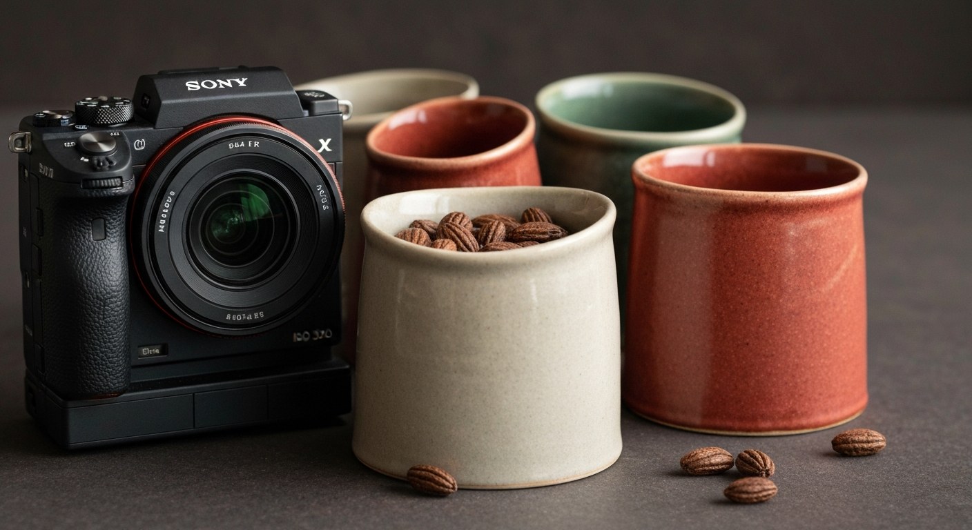 Různé druhy bezlepkových mouk v keramických miskách připravené k pečení