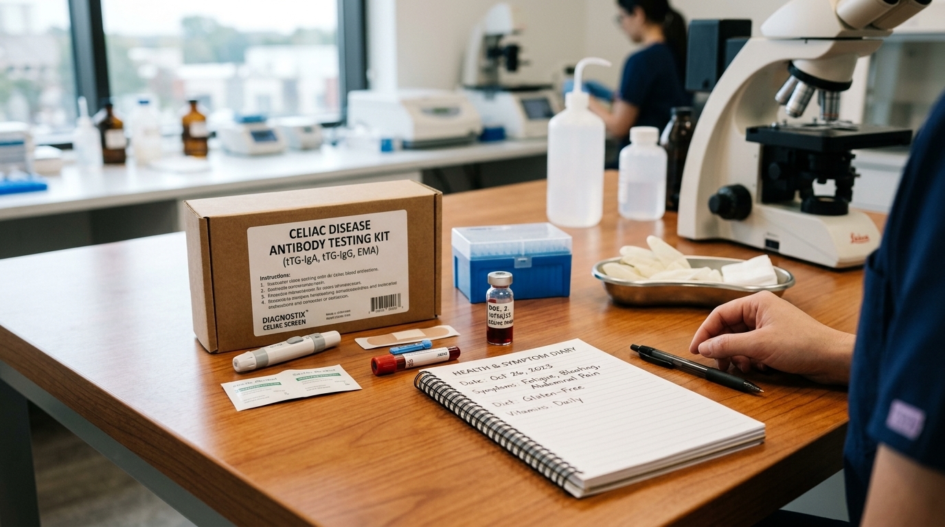 Test na celiakiu a celiakii: Jak probíhá spolehlivé vyšetření a domácí testování 1 test na celiakii